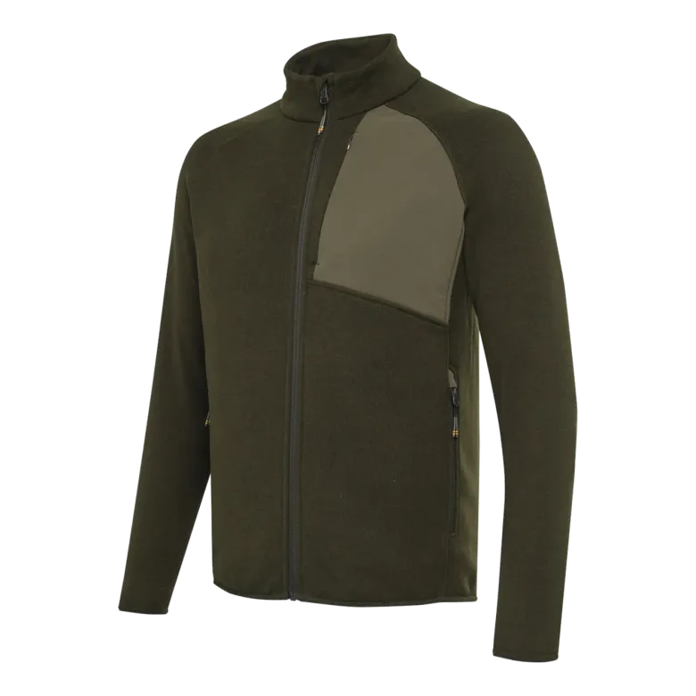 Abisko Full Zip Fleece | Green Moss