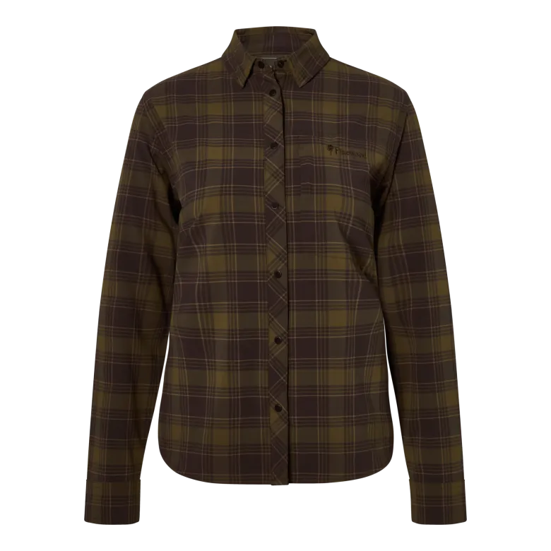Abisko Trekking L/S InsectSafe Shirt W | Green
