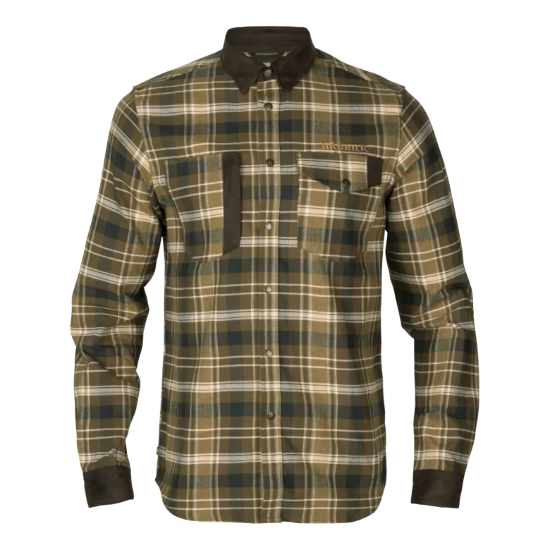 Aivak L/S skjorta | Antique bronze