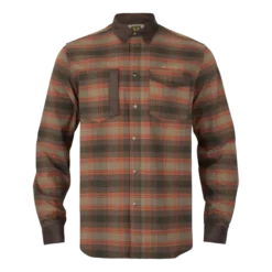 Aivak L/S skjorta | Autumn orange check