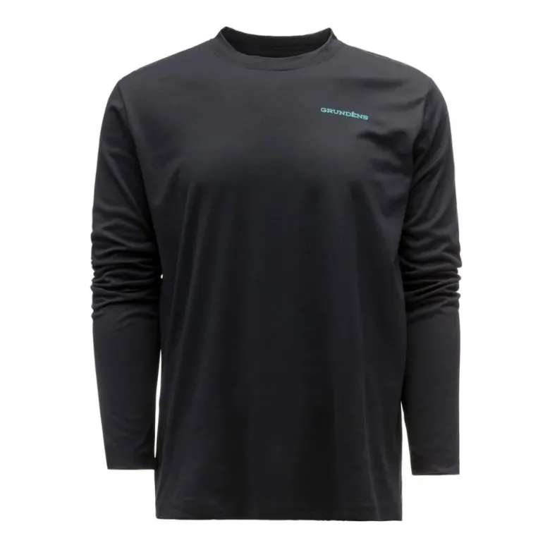 Bass Popper LS Tech Tee | Men's | Black