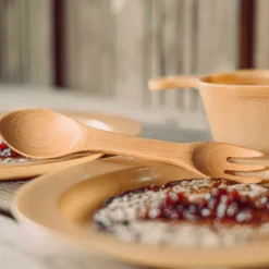 Beechwood Spork / Träbestick I Bokträ.
