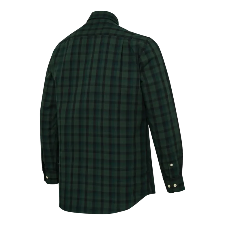 Bryggen Shirt | Green and Black Check