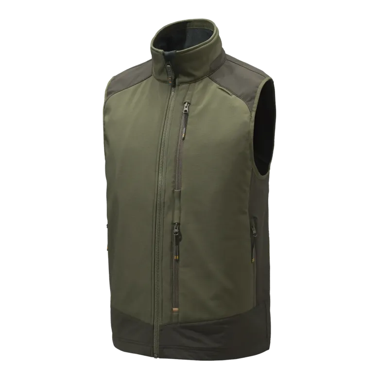 Butte Softshell Vest | Moss & Brown Bark