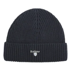 Cascade Knitted Beanie Hat | Navy