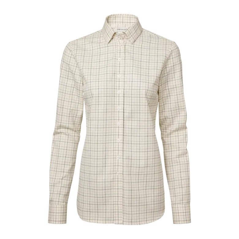Chorley Shooting Fit Shirt Women | Rifle Green Tattersall