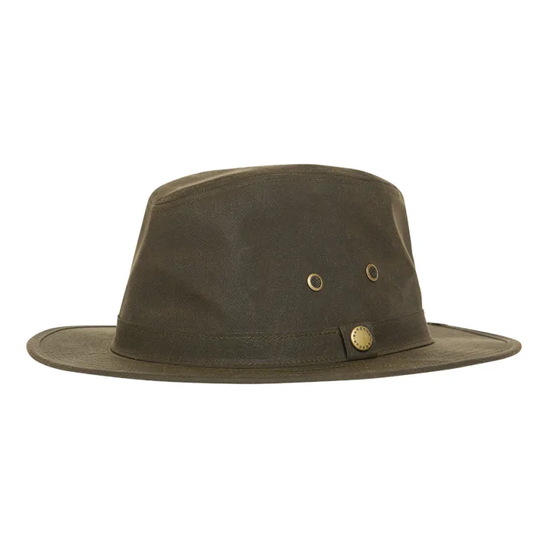 Crayton Wax Safari Hat | Olive