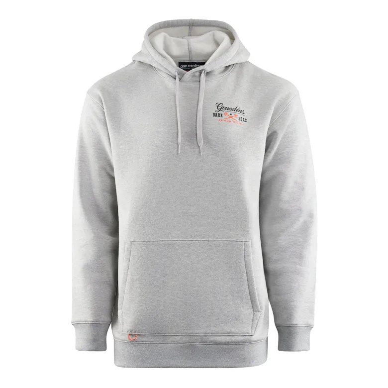 Dark Seas X Grundens Portsmith Hoodie | Men's | Athletic Heather