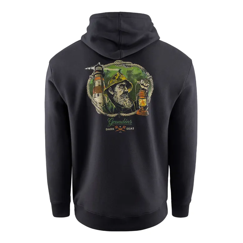 Dark Seas X Grundens Watchman Hoodie | Men's | Black