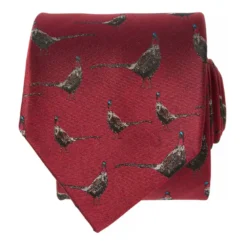 Dixter Silk Tie | Fox Red Pheasant