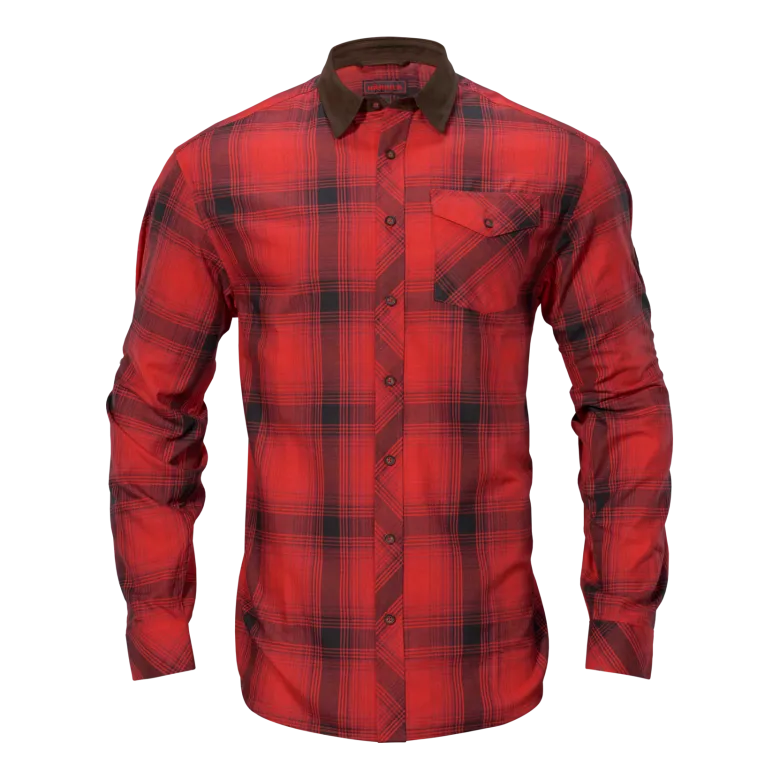 Driven Hunt flannel skjorta | Red/Black check
