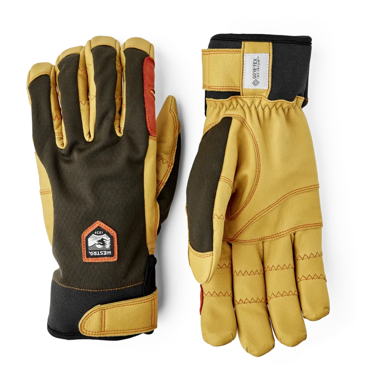 Ergo Grip Active - 5 finger | Dark forest/Natural brown