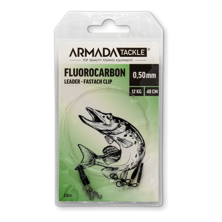 Flourocarbontafs (fastach) 2-pack