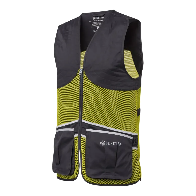 Full Mesh Vest | Ice grey & Sulphur spring