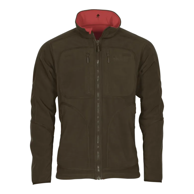 Furudal Reversible Fleece Jkt | Herr | H.Brown/Red