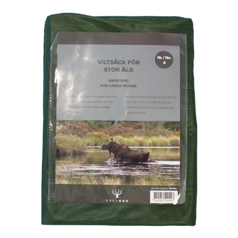 Game Bag, Big Moose/Elk / Viltsäck 4, Stor Älg