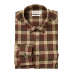 Heron Flannel Shirt Men | Holly Green Checked