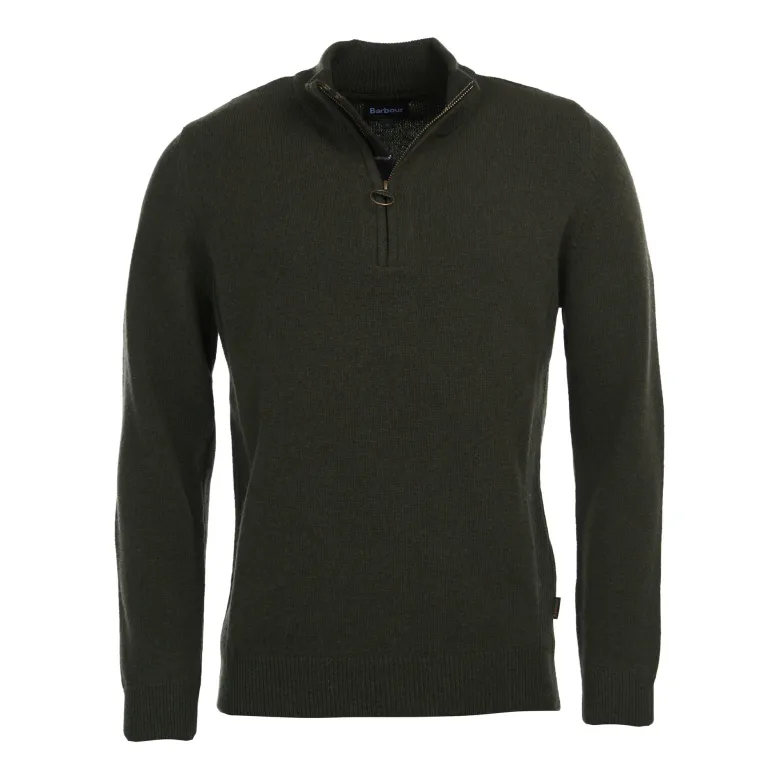 Holden Half Zip | Olive Marl