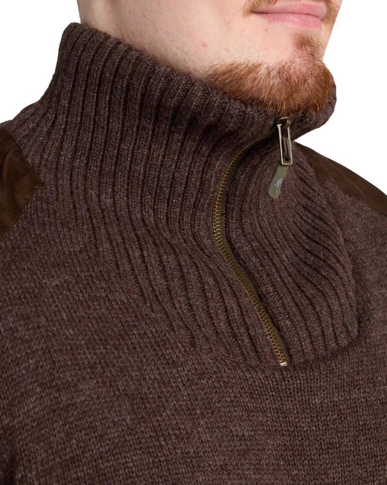 Hurricane Sweater | Herr | Brown Mel