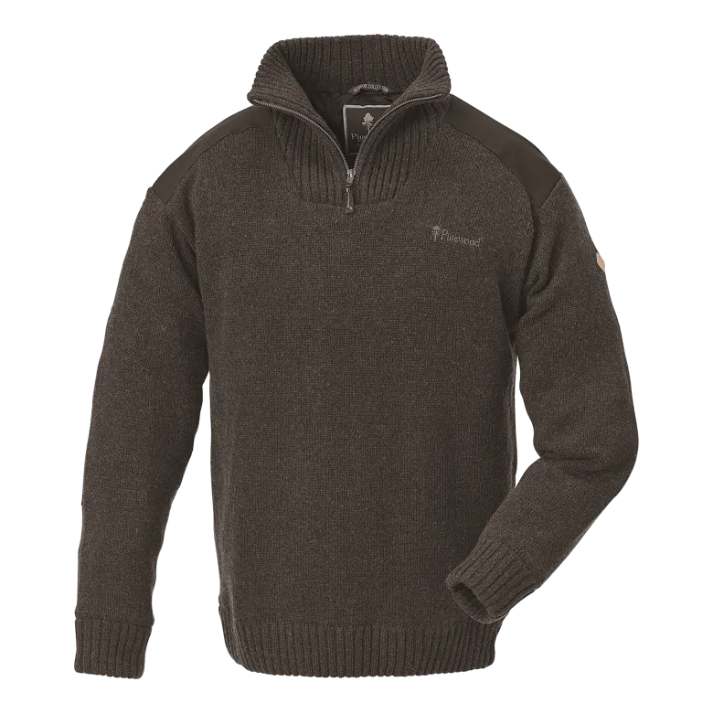 Hurricane Sweater | Herr | Brown Mel