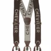 Logo Suspenders | Brown