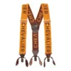 Logo Suspenders | High Vis Orange