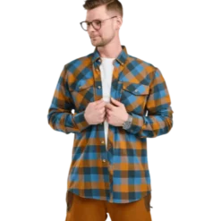 Lumbo Shirt | Herr | Fudge/Blue