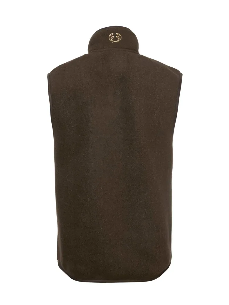 Mainstone Fleece Vest Men | Brown