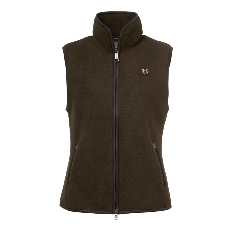Mainstone Fleece Vest Women | Brown