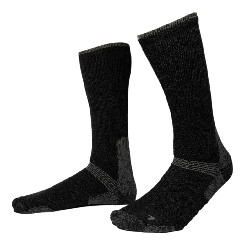 Merino Socks High | Grey
