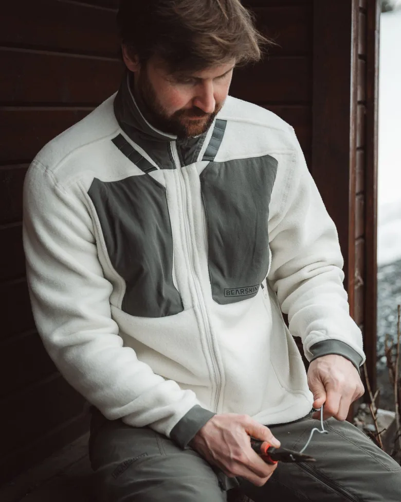 Midlayer Fleece | White