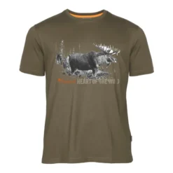 Moose T-Shirt | Herr | H.Brown