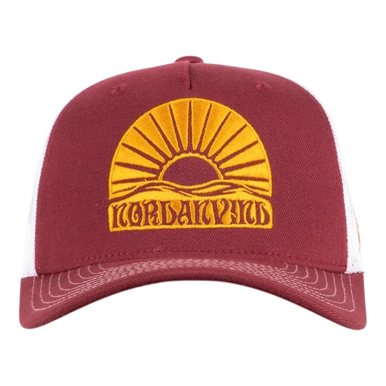 Nordan Emblem Trucker Cap | Burgundy