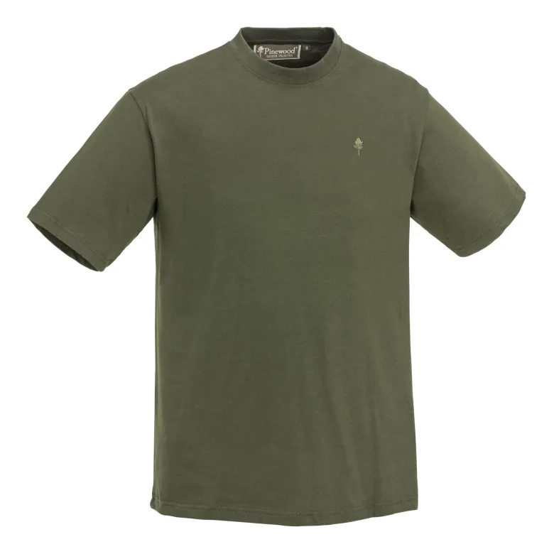 3-Pack T-Shirt | Herr | Green/H.Brown/Khaki