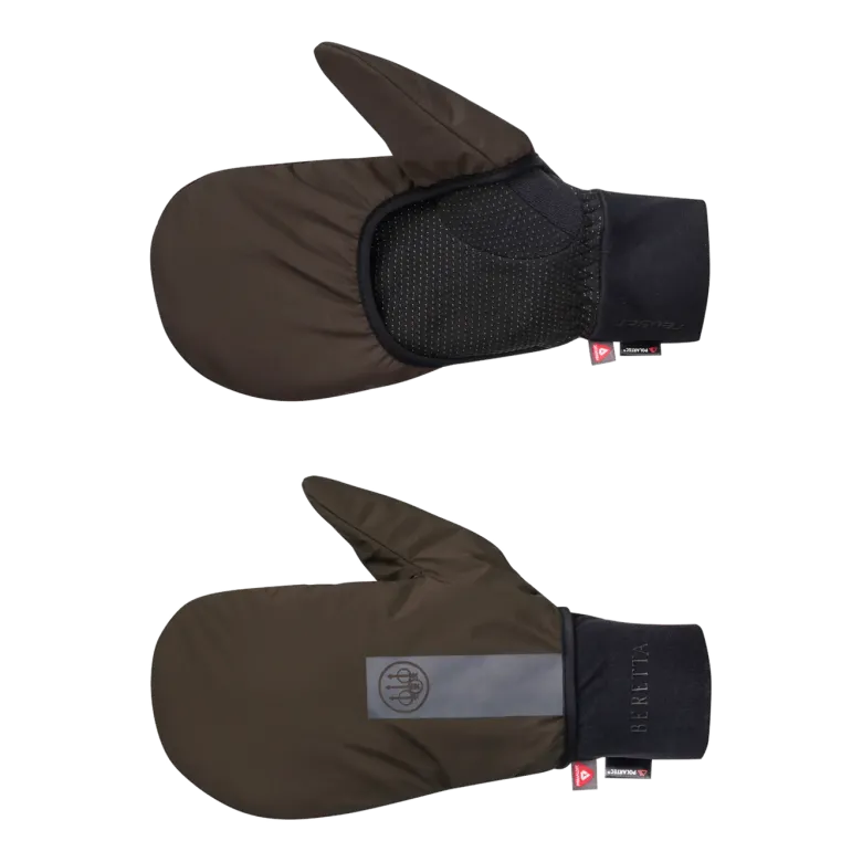 Padded Double Gloves | Brown Bark