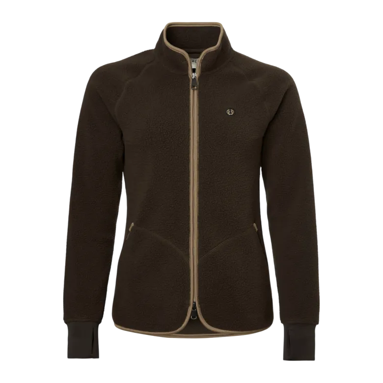 Pax Light Pile Jacket Women | Leather Brown