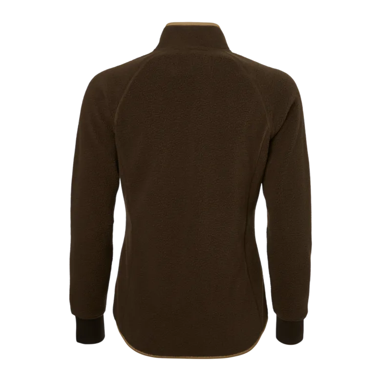 Pax Light Pile Jacket Women | Leather Brown