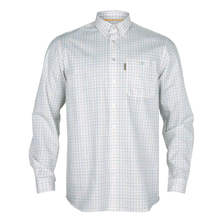 Portfield L/S Skjorta | Mandarin check