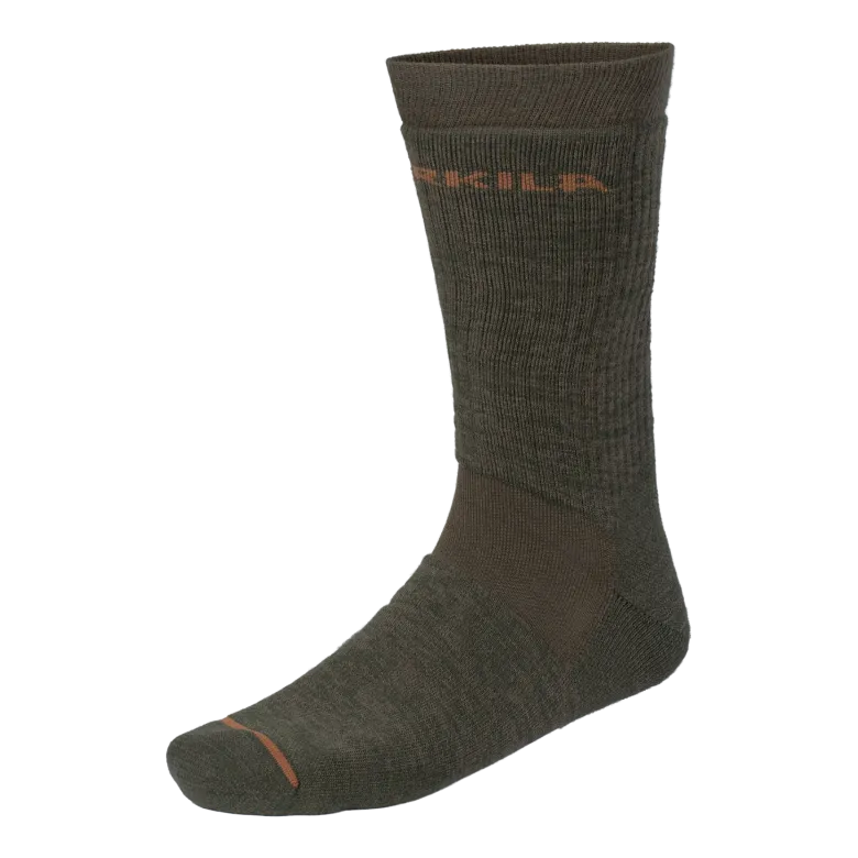 Pro Hunter 2.0 short socka | Willow green/Shadow brown