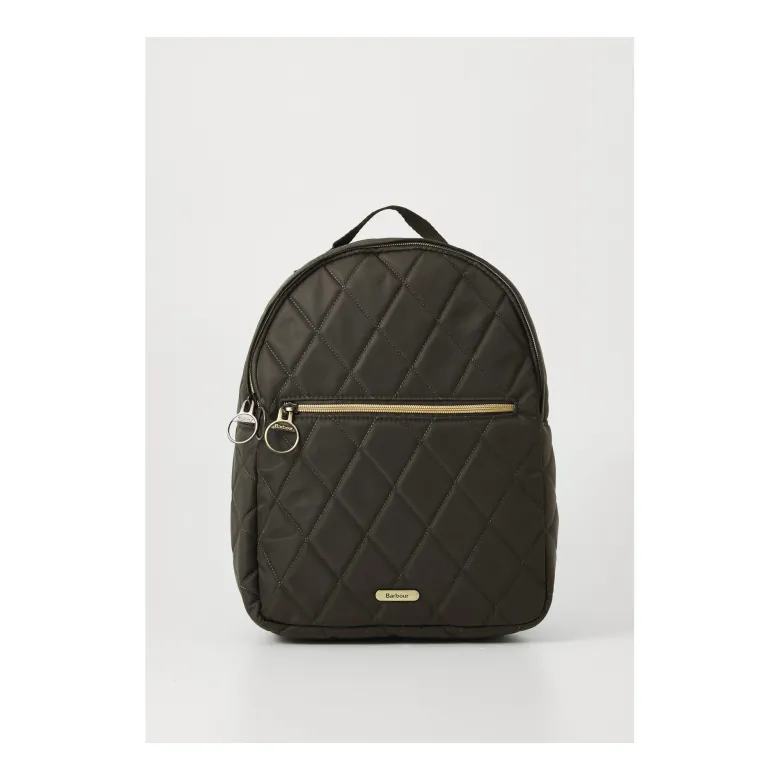 Quilt Backpack Olive