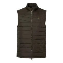 Quintin Padded Vest Men | Leather Brown
