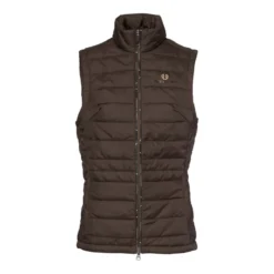 Quintin Padded Vest Women | Leather Brown