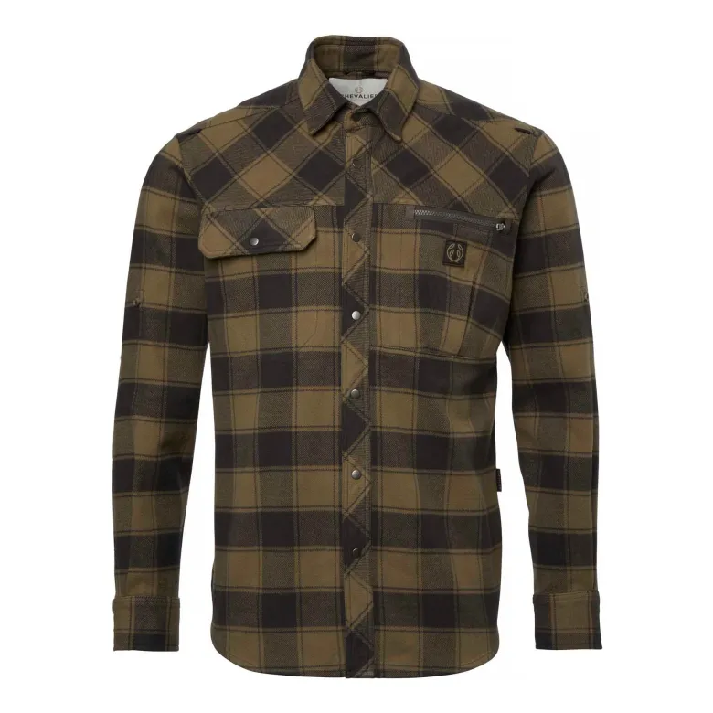 Raptor Heavy Flannel Shirt Men | Kodiak Brown Checked
