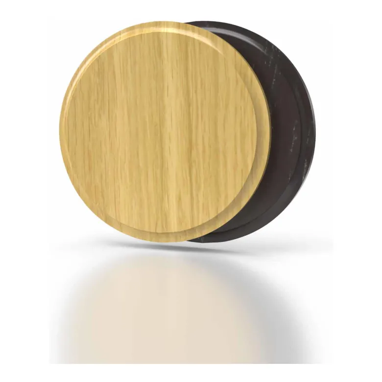 Round Boar Hog Trophy Plate | Light