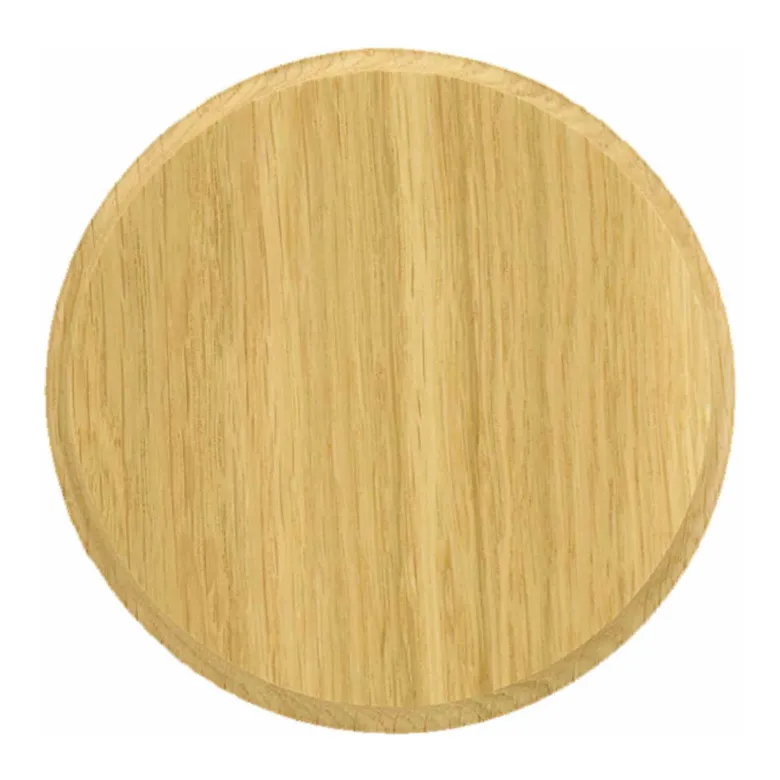 Round Boar Hog Trophy Plate | Light