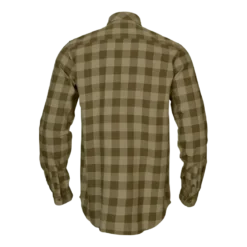 Scandinavian långärmad skjorta | Dark olive check