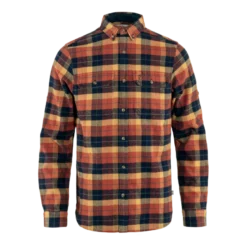 Singi Heavy Flannel Shirt M | Autumn Leaf-Dark Navy
