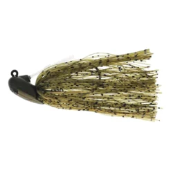 SLIDE-UP RUBBER JIG TUNGSTEN 11G #3/0 1PC PEPPER PUMPKIN TUNGSTEN BLACK NICKEL