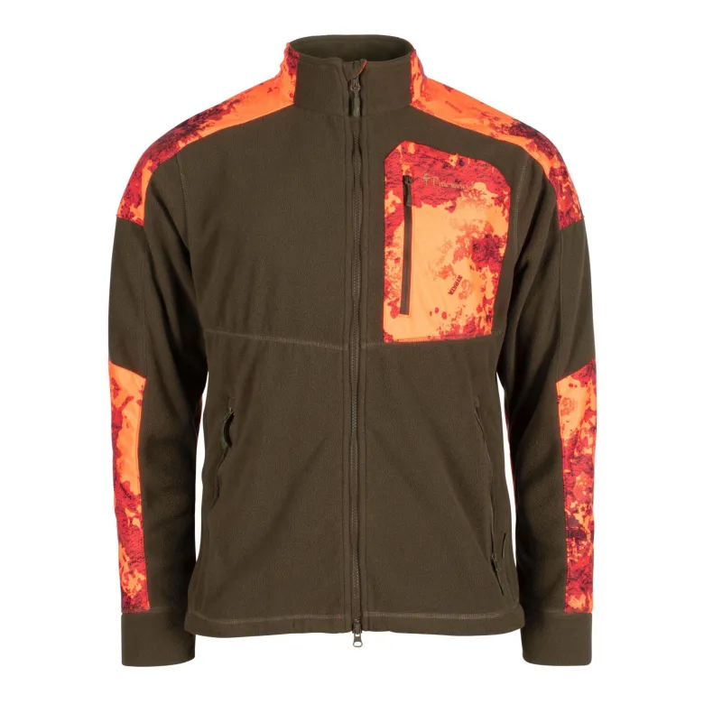 Småland Hunters Camou Fleece Jkt | Herr | H.Brown/Strata Blaze