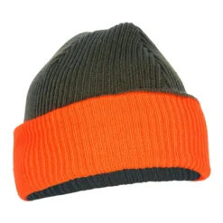 Småland Reversible Hunters Hat | Unisex | Moss Green/Orange